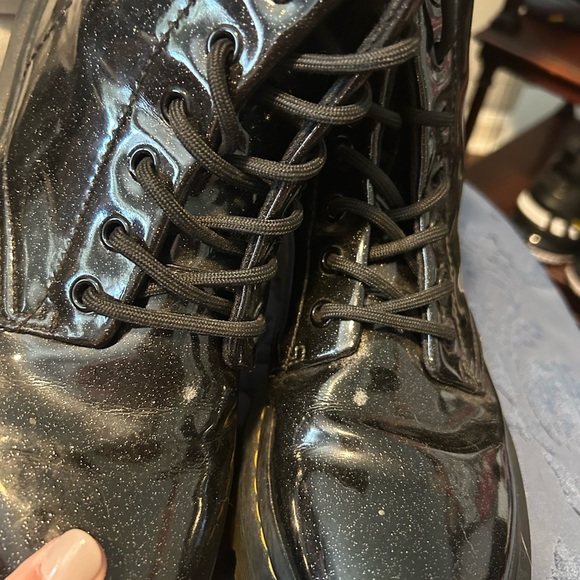 Dr Martens Luana Black Sparkle Boots size 6/EU 37 - Picture 5 of 6